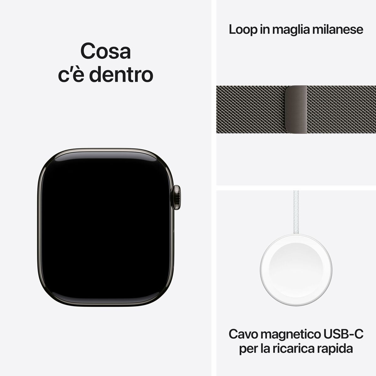 Smartwatch Apple MFD44QL/A Titanium Board 46 mm