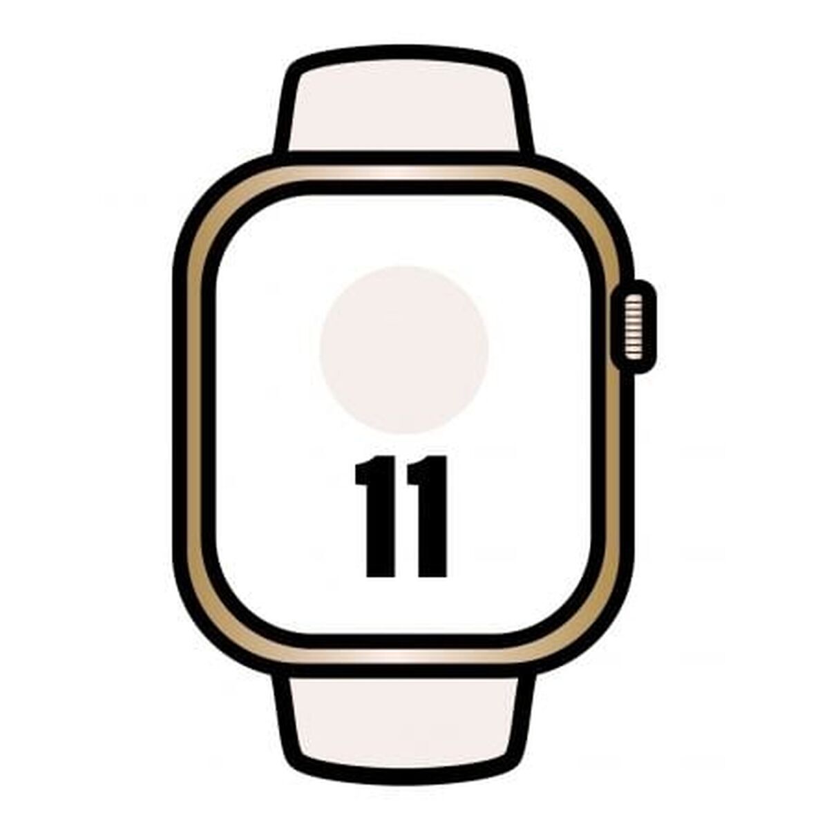 Bild von Smartwatch Apple MFD54QL/A Rosa Titan 46 mm