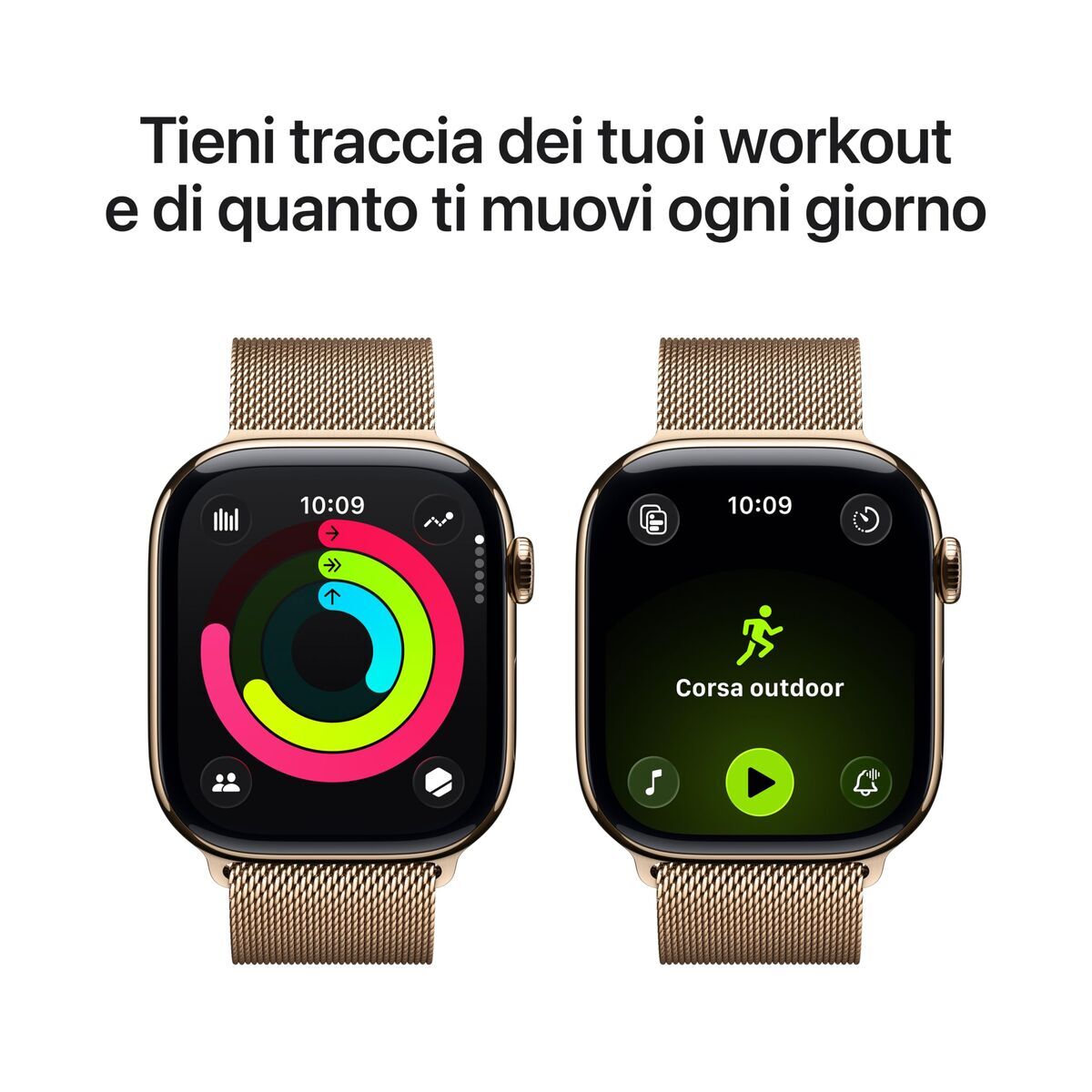 Bild von Smartwatch Apple MFD74QL/A Titan Gold 46 mm