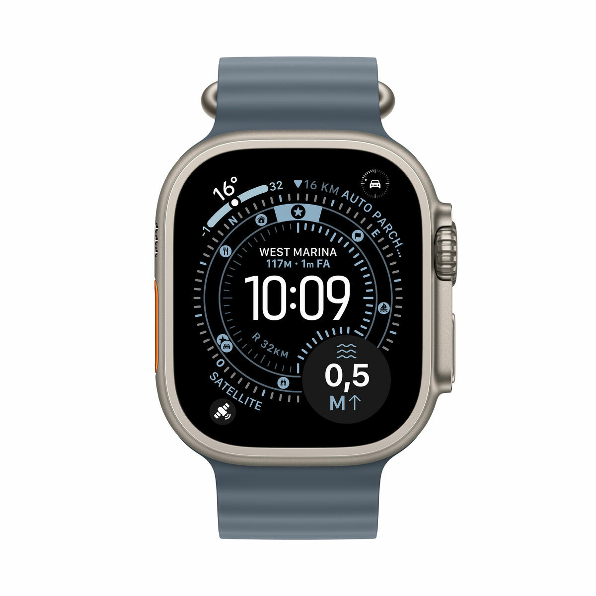 Afbeeldingen van Smartwatch Apple MEWH4QL/A Titanium 49 mm