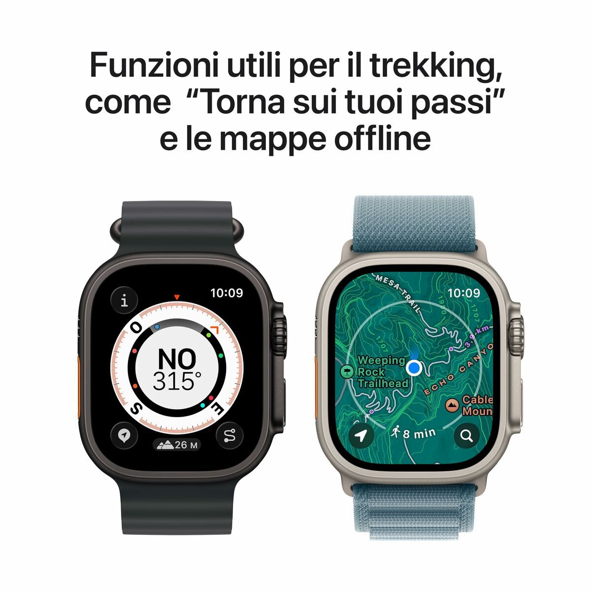Smartwatch Apple MEWU4QL/A Titanium 49 mm
