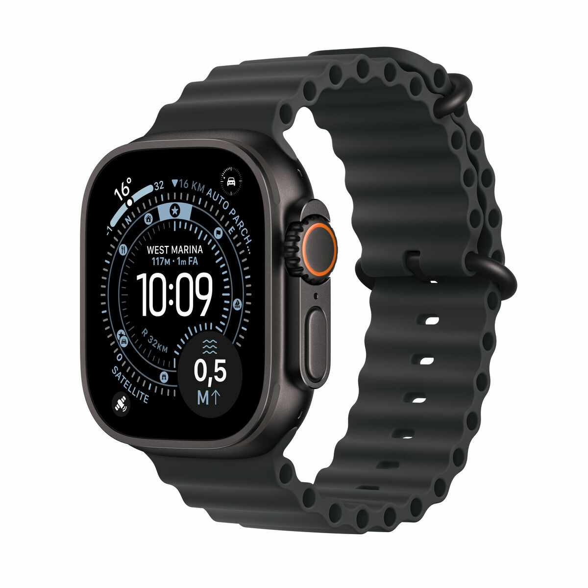 Afbeeldingen van Smartwatch Apple MF0J4QL/A Black Light Blue 49 mm