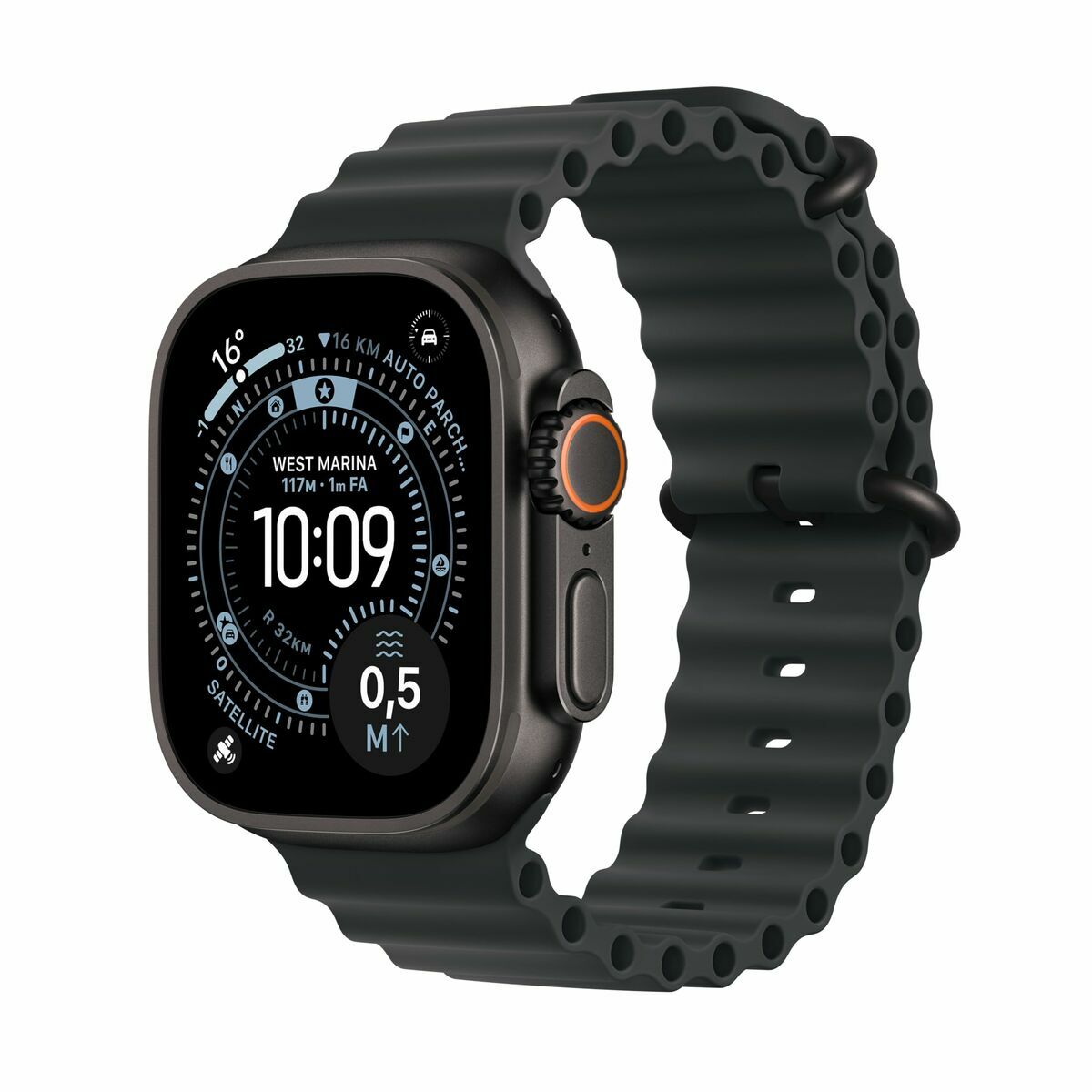 Afbeeldingen van Smartwatch Apple MF0J4QL/A Black Light Blue 49 mm