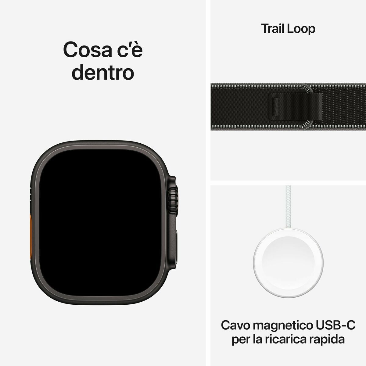 Smartwatch Apple MF1D4QL/A Black Light Blue 49 mm