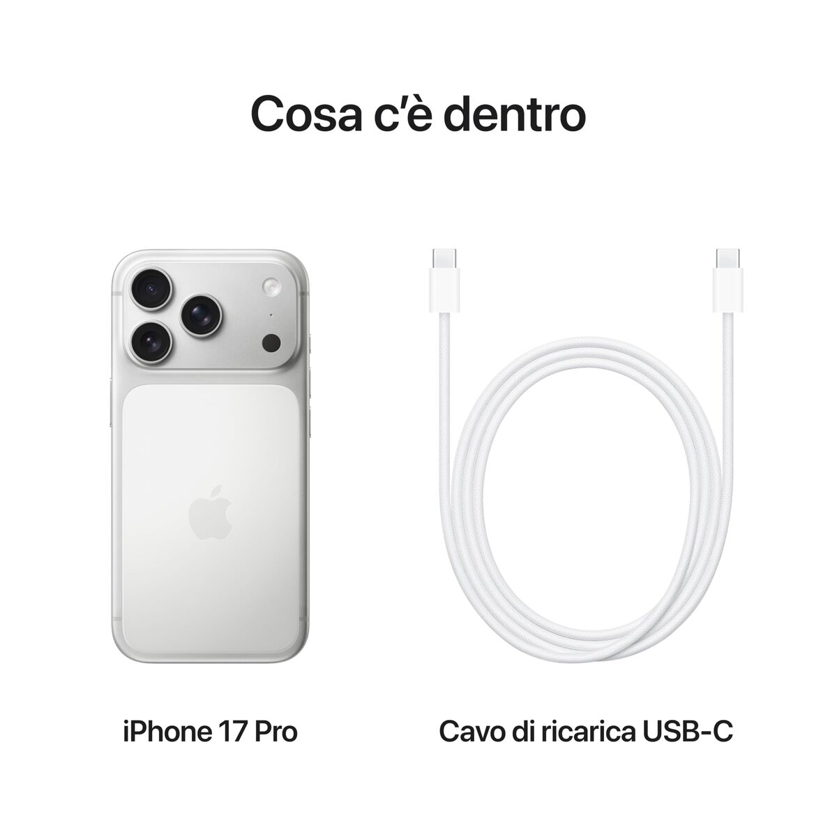Smartphone Apple iPhone 17 Pro Octa Core 12 GB RAM 256 GB Silver 6,3"