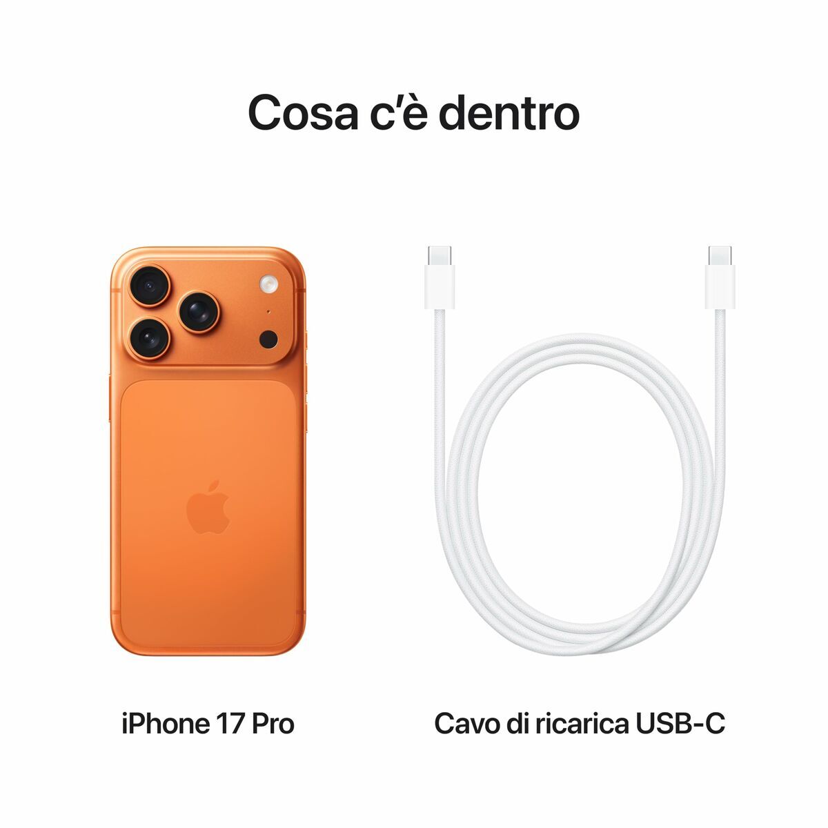 Smartphone Apple iPhone 17 Pro 6,3" Hexa Core 12 GB RAM 512 GB Orange