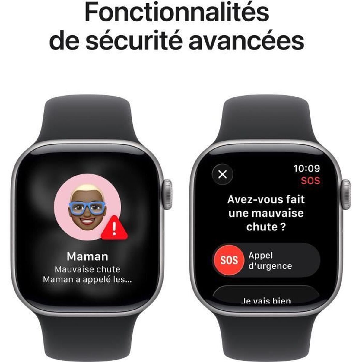Image de Montre intelligente Apple MEQW4QL/A Gris 1,77"
