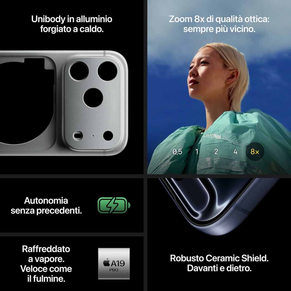 Smartphone Apple iPhone 17 Pro Max Octa Core 12 GB RAM 256 GB Blue 6,9"