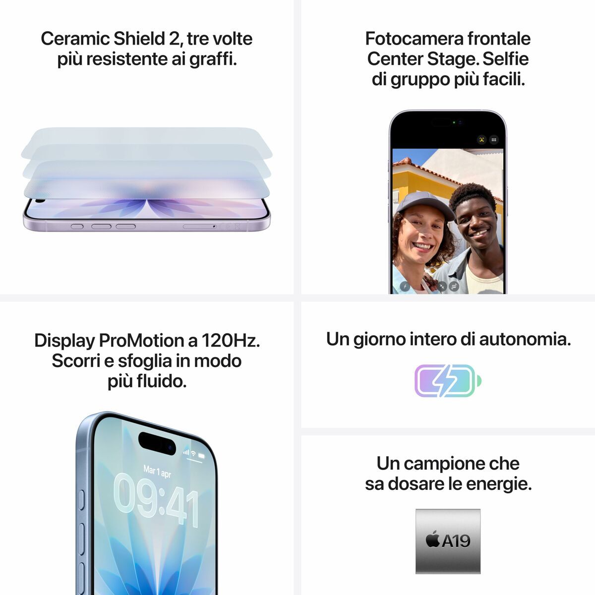 Smartphone Apple iPhone 17 6,3" Hexa Core 8 GB RAM 256 GB Green