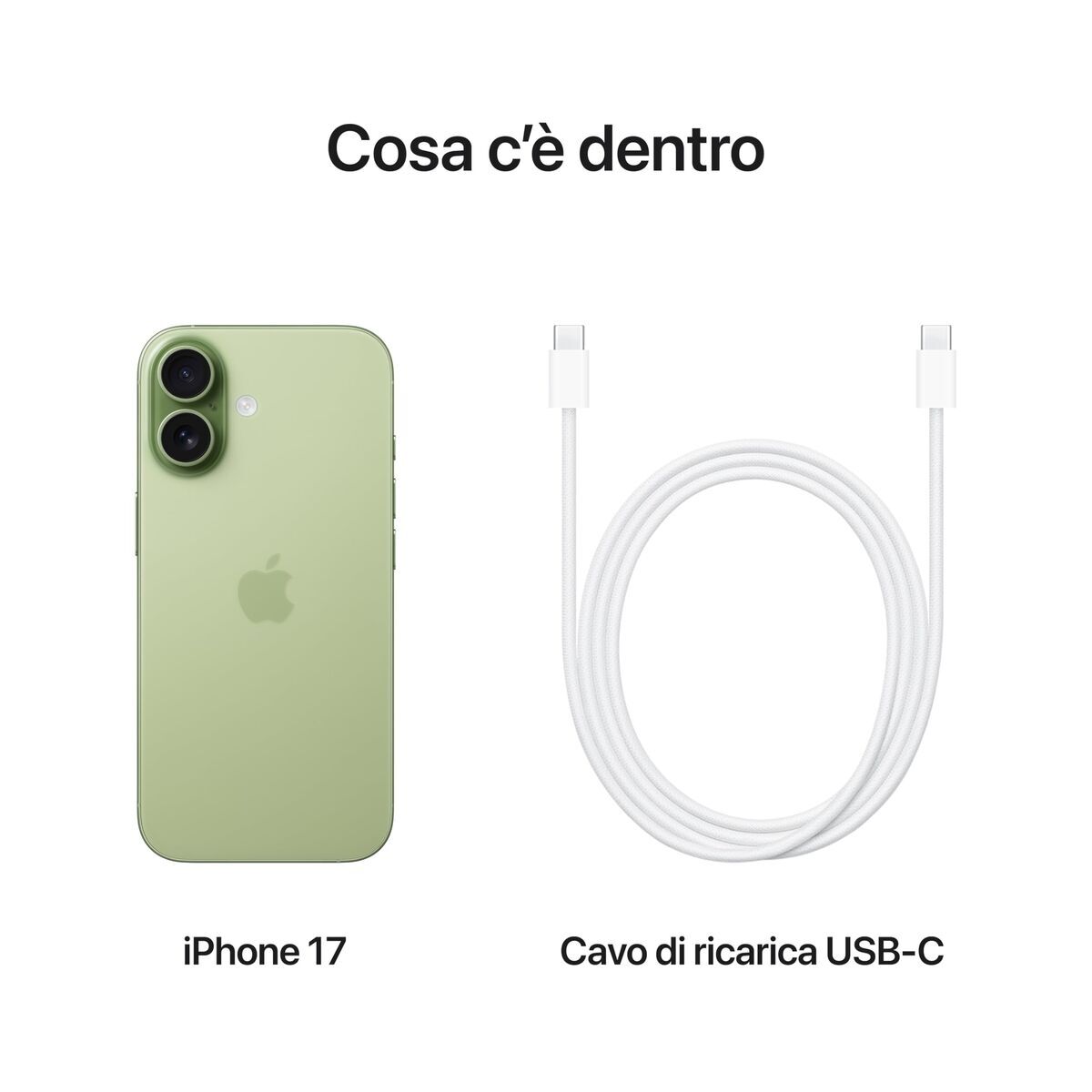 Smartphone Apple iPhone 17 6,3" Hexa Core 8 GB RAM 256 GB Green