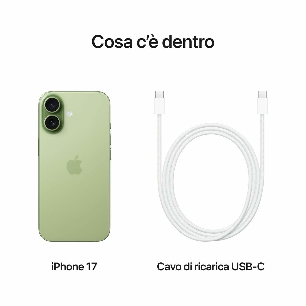 Smartphone Apple iPhone 17 6,3" Hexa Core 8 GB RAM 512 GB Green