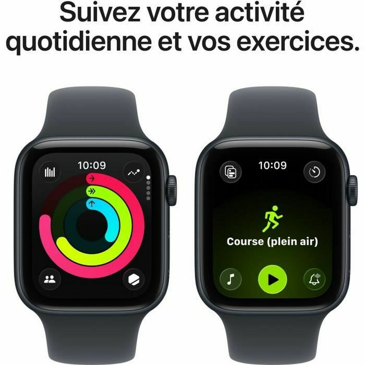 Afbeeldingen van Smartwatch Apple MEHQ4ZR/A Black 1,78" Ø 44 mm
