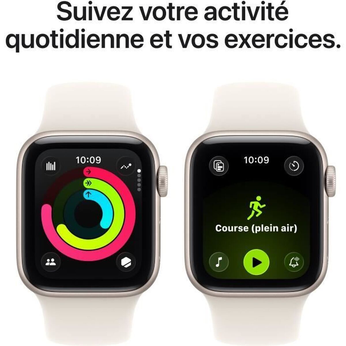 Image de Montre intelligente Apple MEP64ZR/A Blanc 1,57" 40 mm