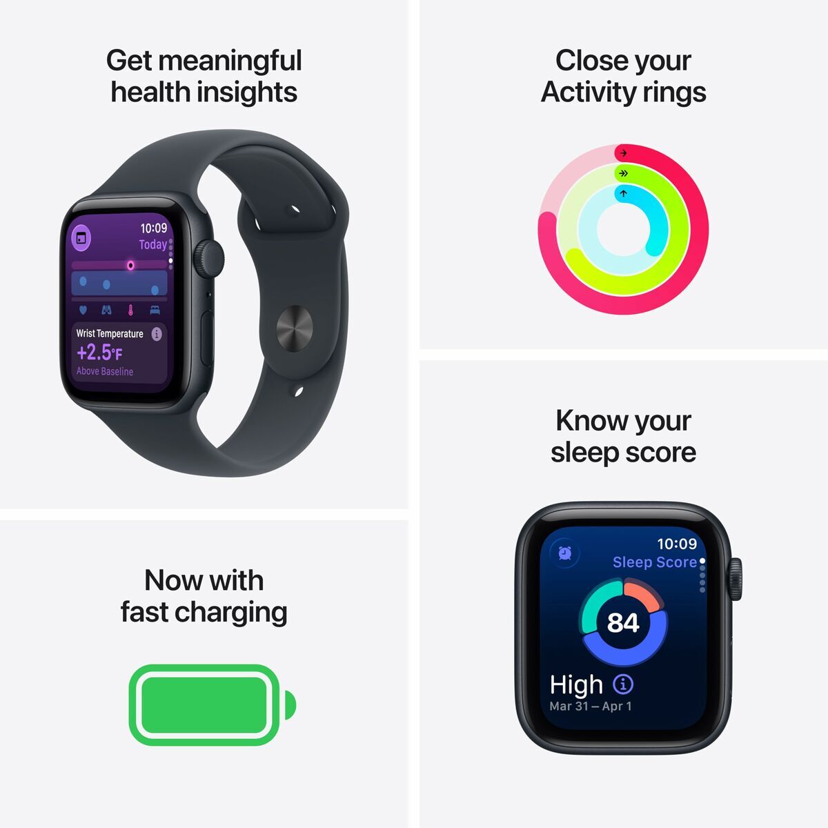 Smartwatch Apple Watch SE 3 White 1,78" Ø 44 mm