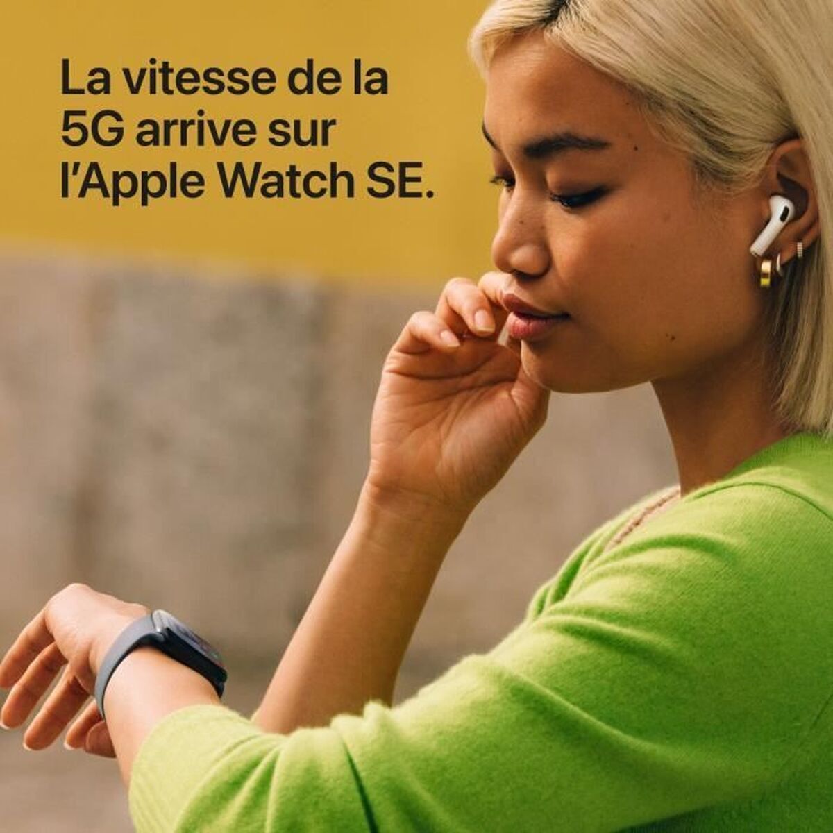 Image de Montre intelligente Apple MEPJ4ZR/A Noir 1,78" Ø 44 mm