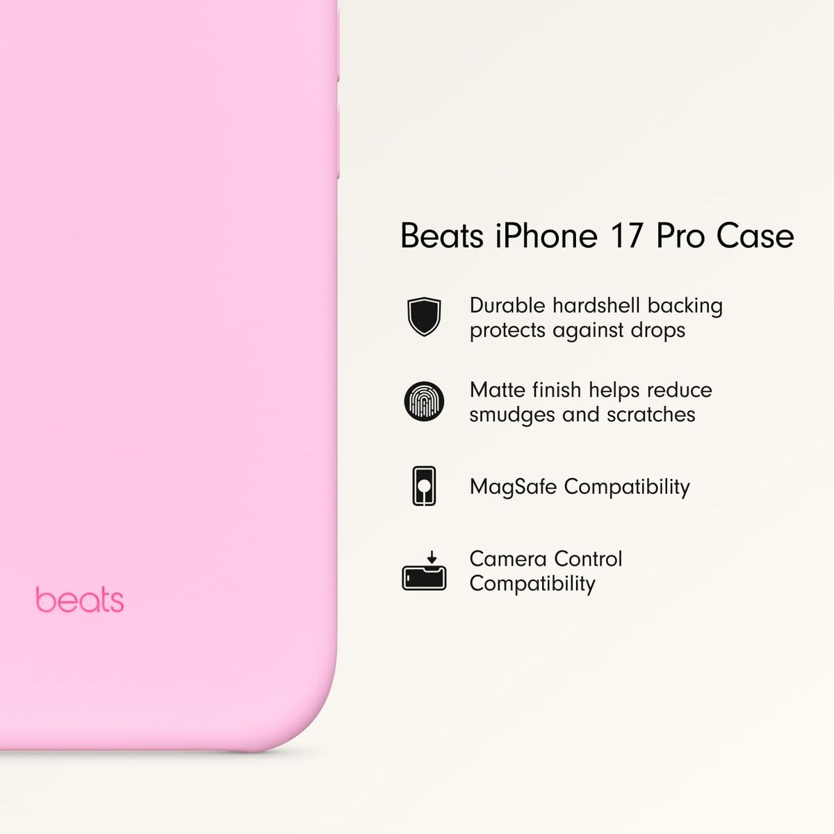 Afbeeldingen van Mobile cover Beats iPhone 17 Pro Pink Apple