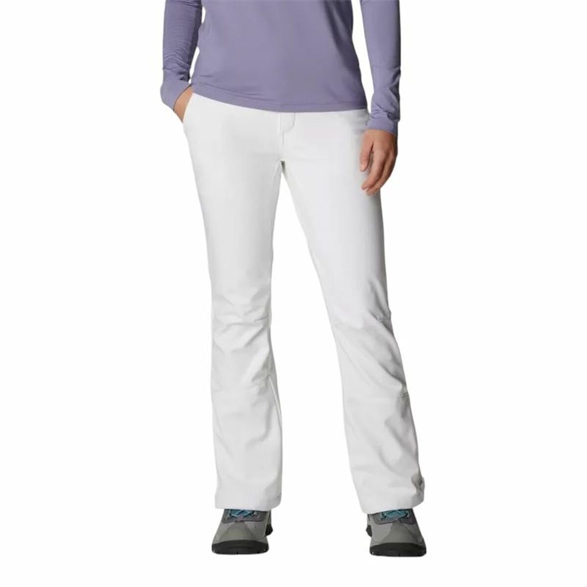 Pantalon de sport long Columbia Roffee Ridge VI Blanc Femme