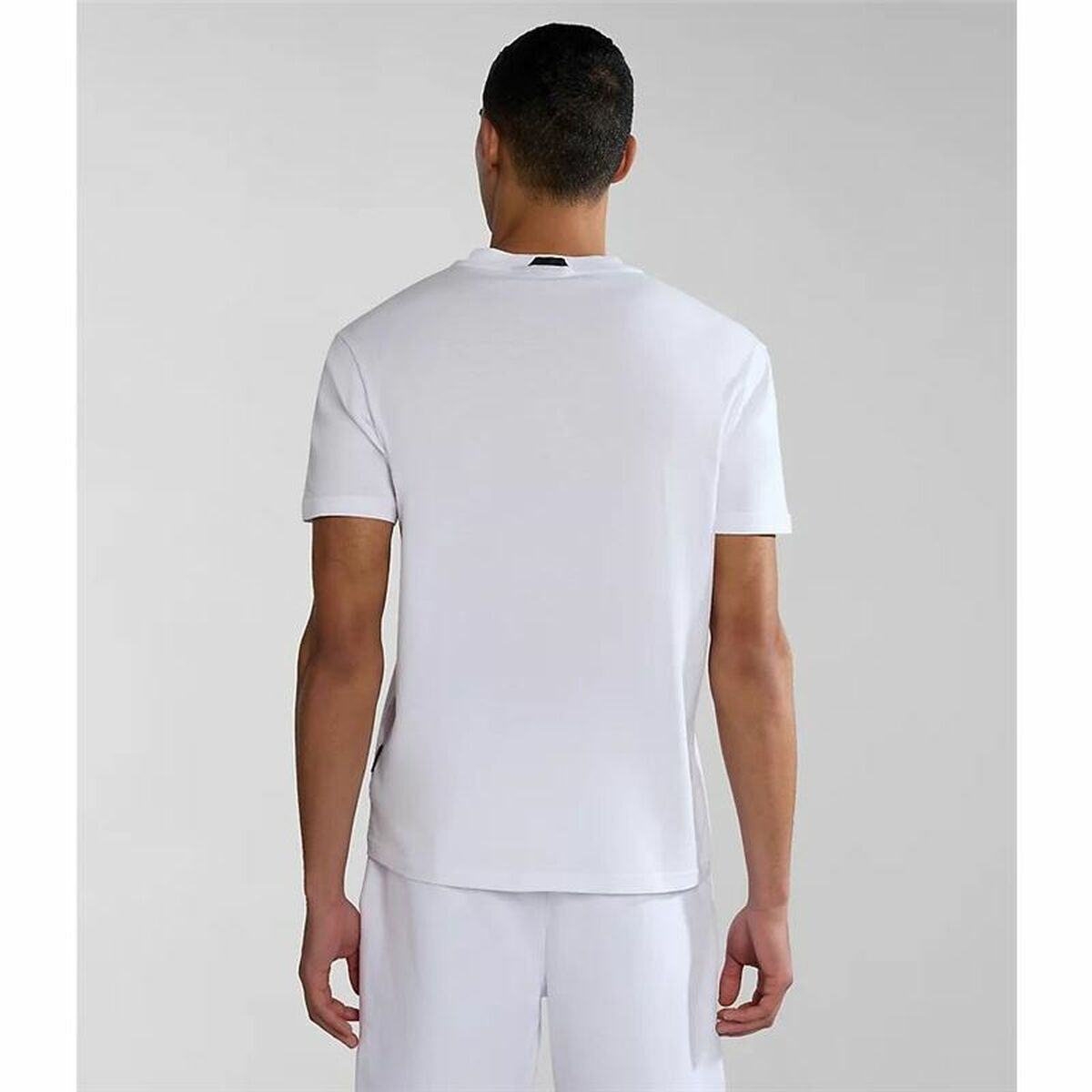 Short-sleeve Sports T-shirt Napapijri S-Bollo Ss 1 White