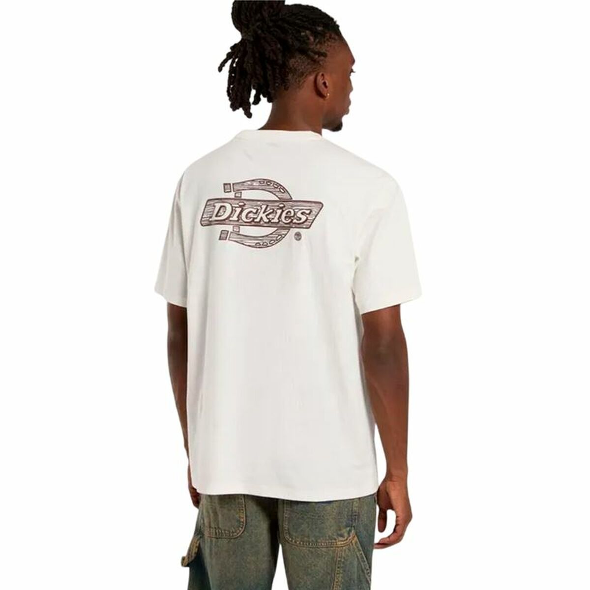 Image secondaire de T-shirt à manches courtes homme Dickies Wood Logo Blanc