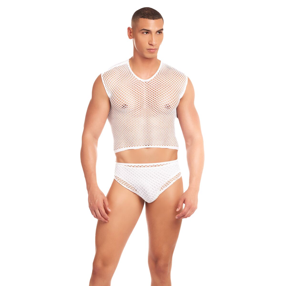 Krajkové Spodní Prádlo Rainbow Party Bílý L/XL