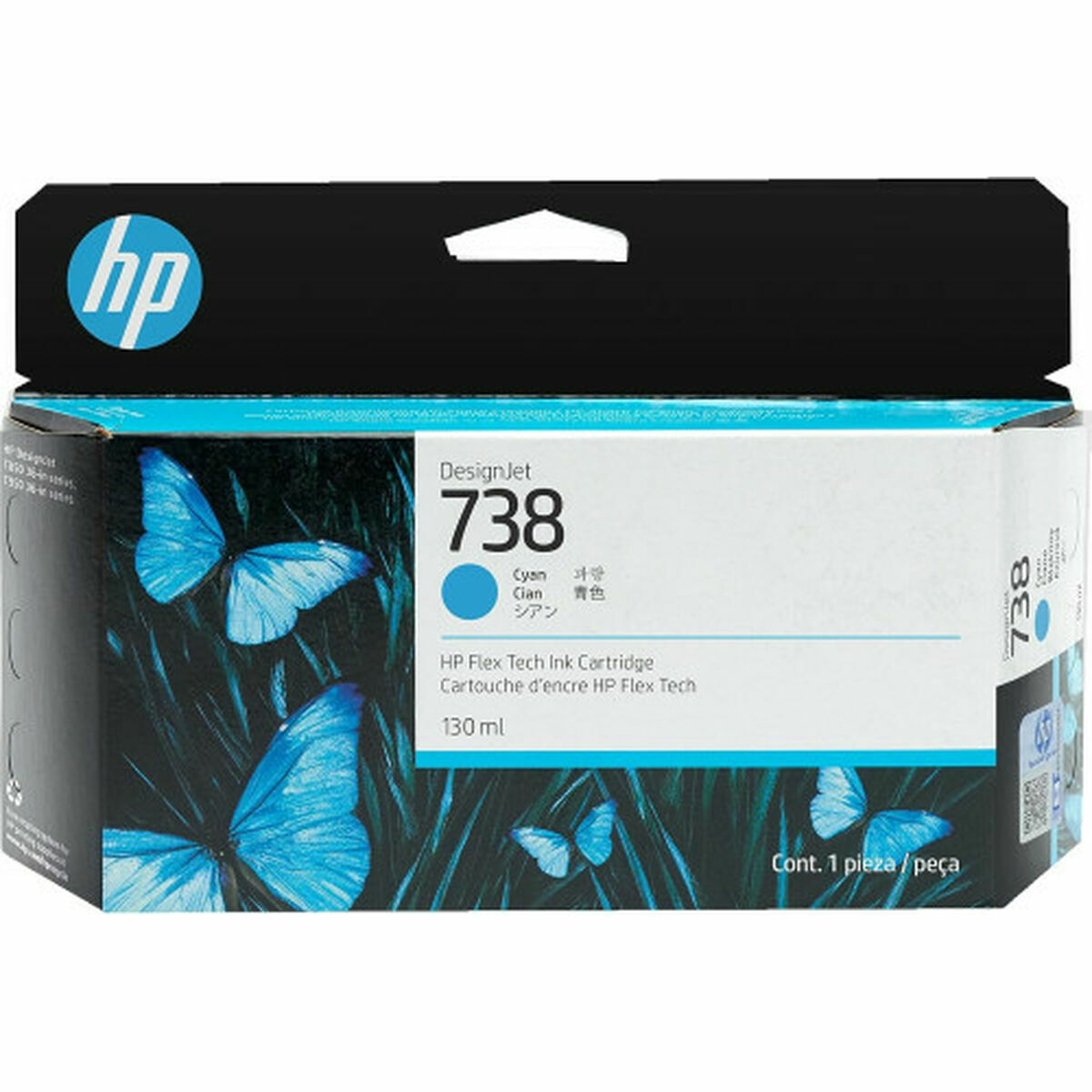 Picture of Original Ink Cartridge HP 498N5A Cyan