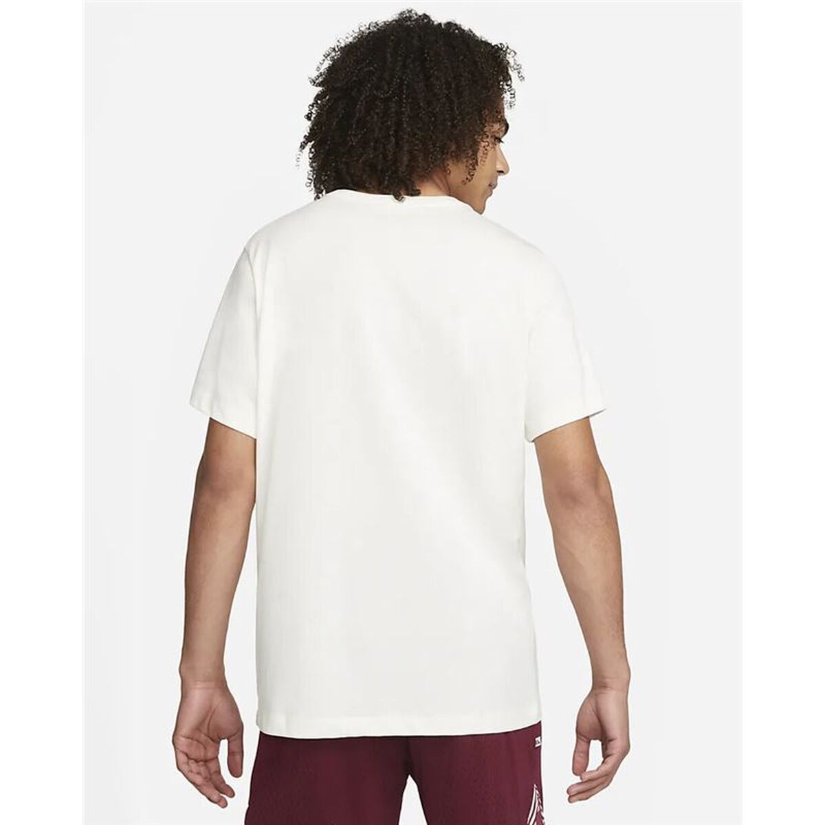 Mens Short Sleeve T-Shirt Nike DR7619-133 White