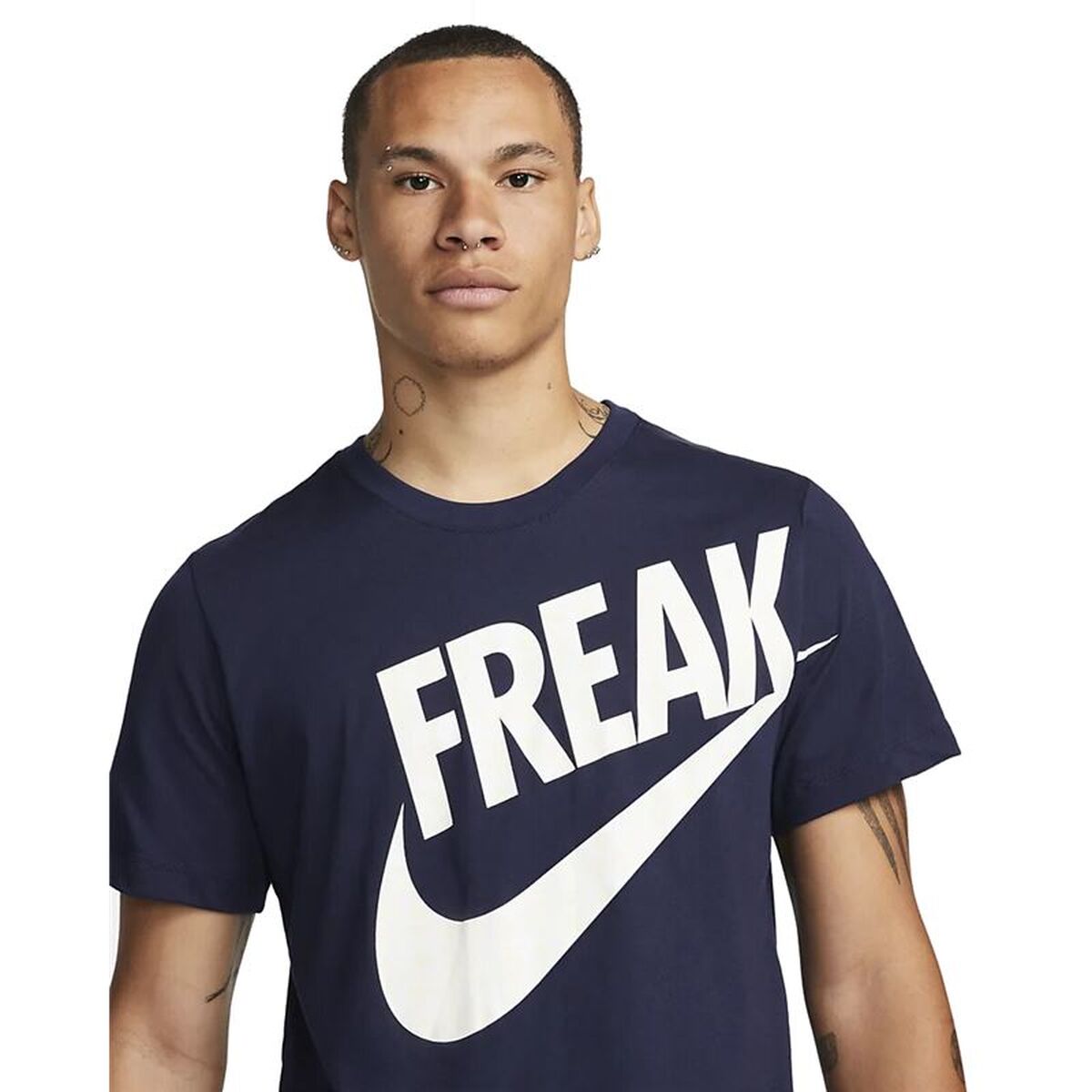 Heren-T-Shirt met Korte Mouwen Nike Giannis Donkerblauw