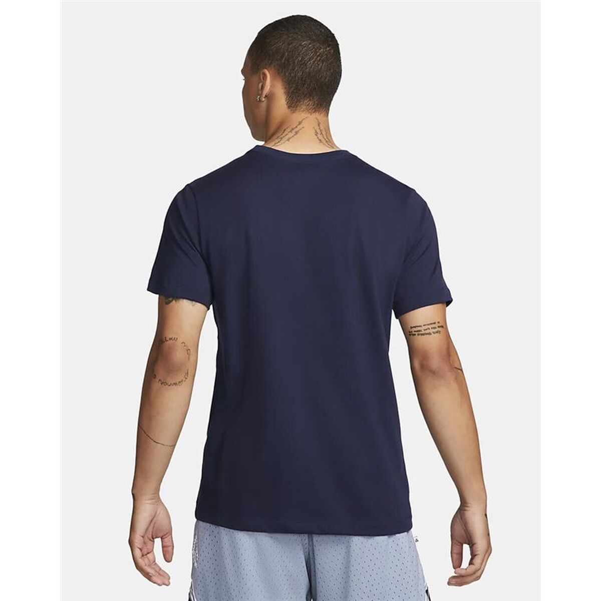 Heren-T-Shirt met Korte Mouwen Nike Giannis Donkerblauw