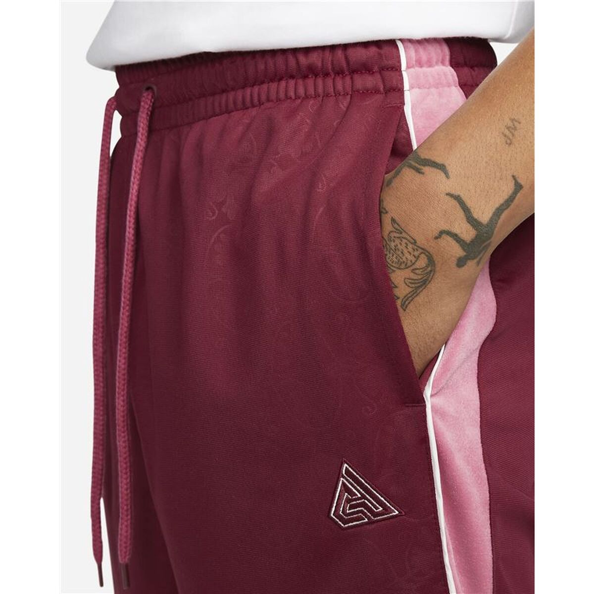 Lange sportbroek Nike Giannis Bruin Mannen