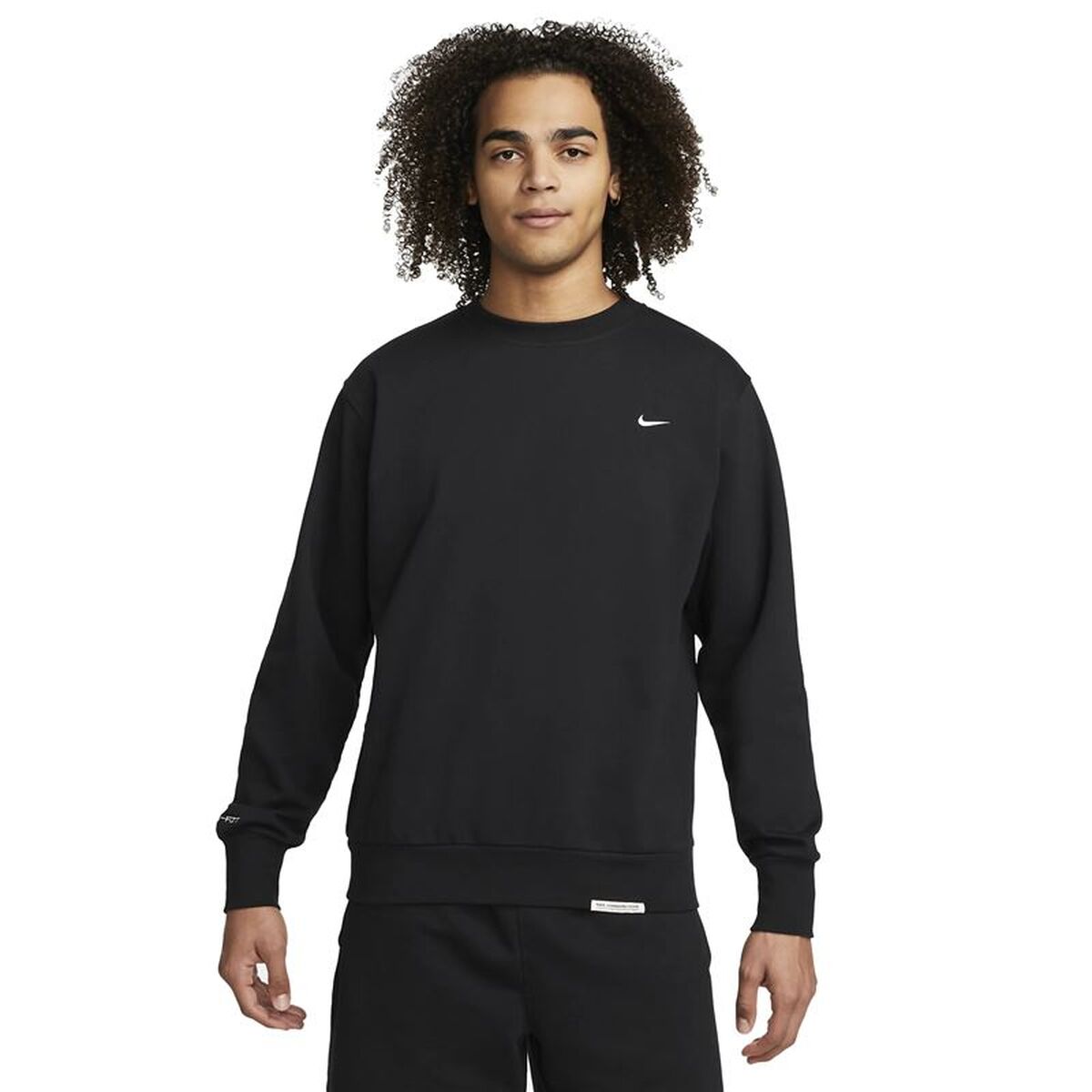 Herensweater zonder Capuchon Nike Standard Issue Zwart