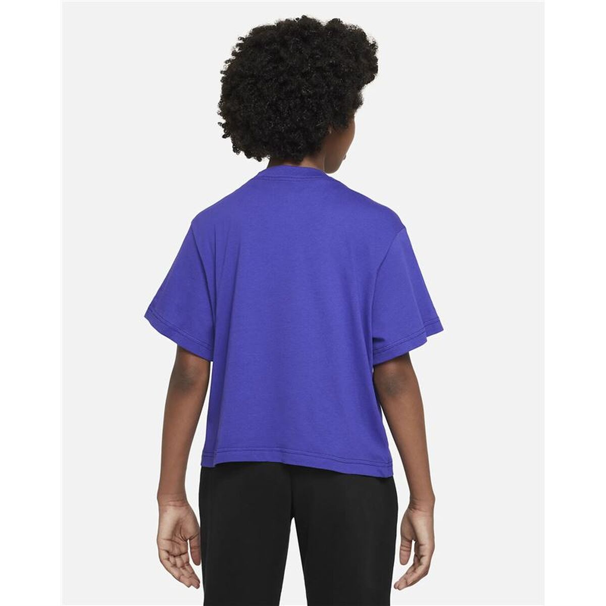 T-Shirt met Korte Mouwen voor kinderen Nike Blauw