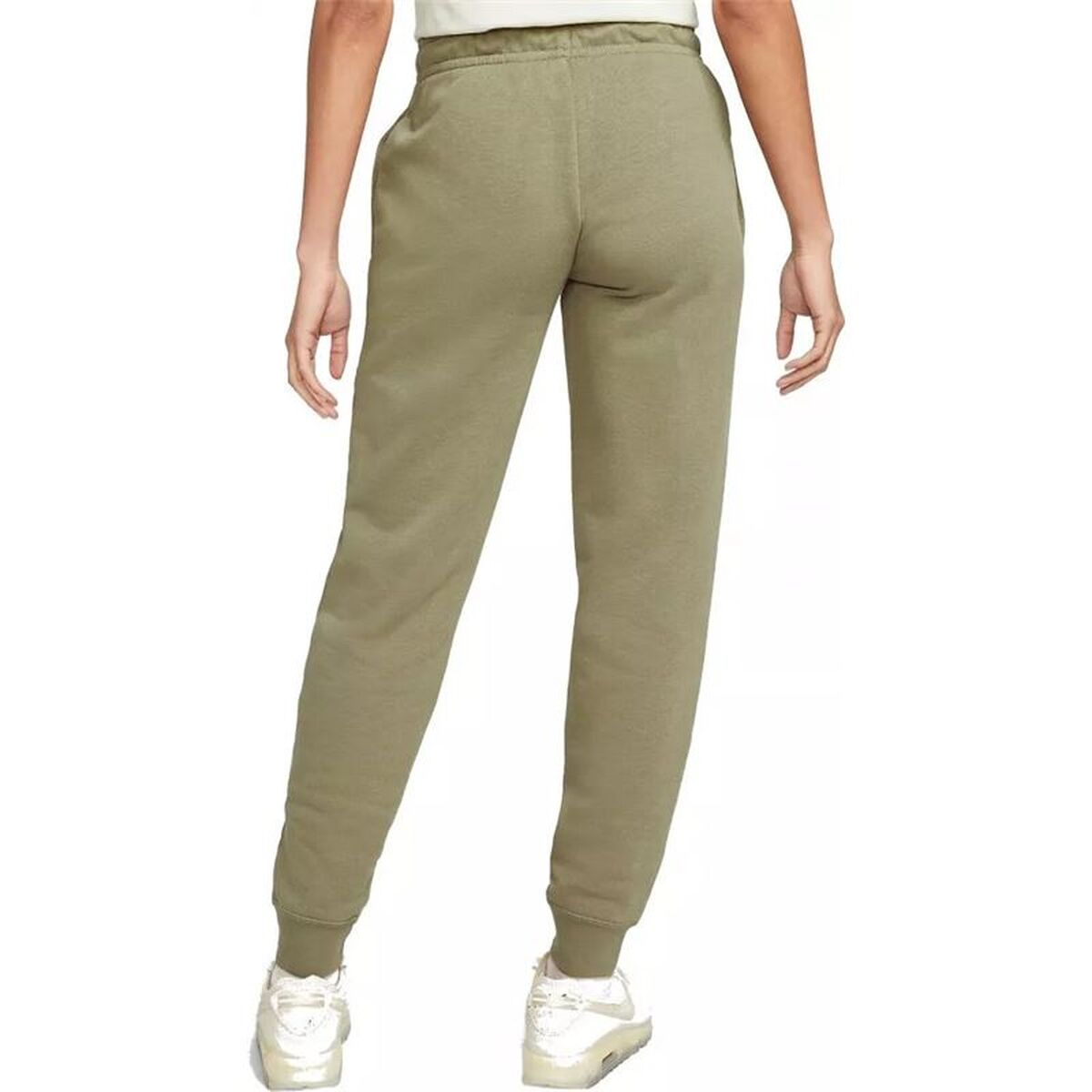Lange sportbroek Nike DX2320-351 Olijf Vrouw