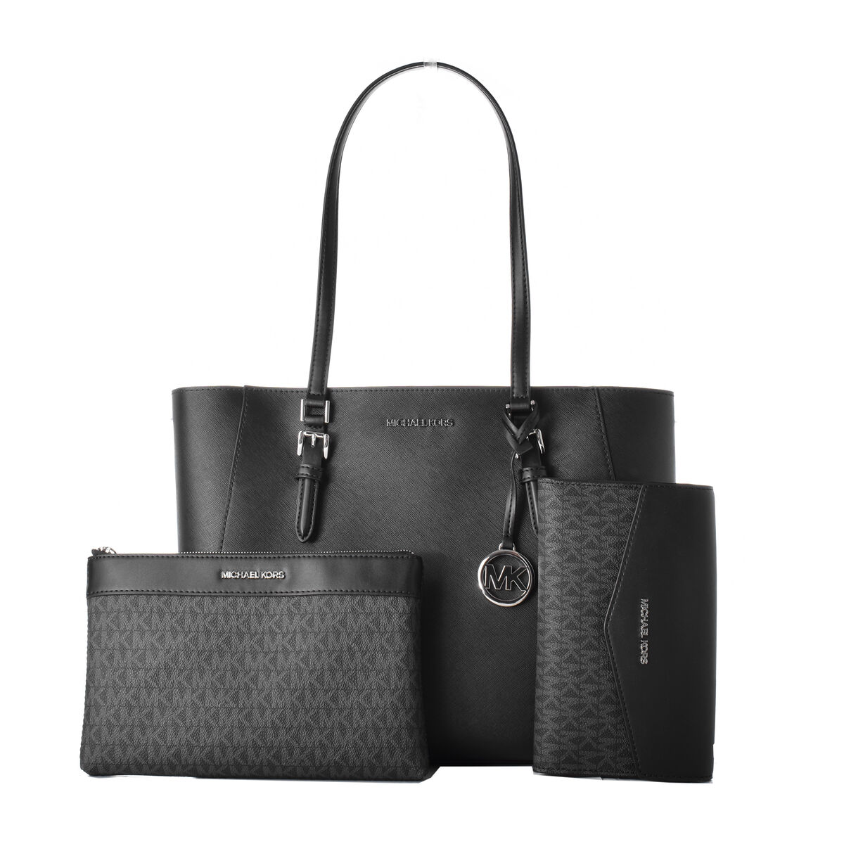 Handtas Dames Michael Kors CHARLOTTE Zwart 34 x 27 x 11 cm