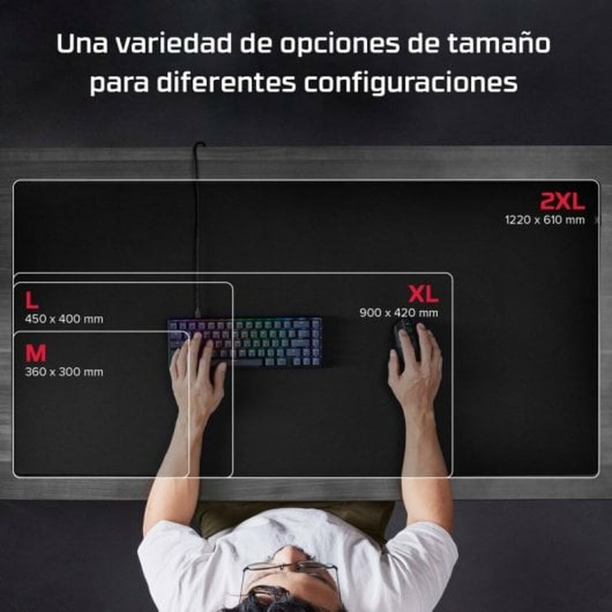 Picture of Mouse Mat HyperX 4Z7X5AA Black