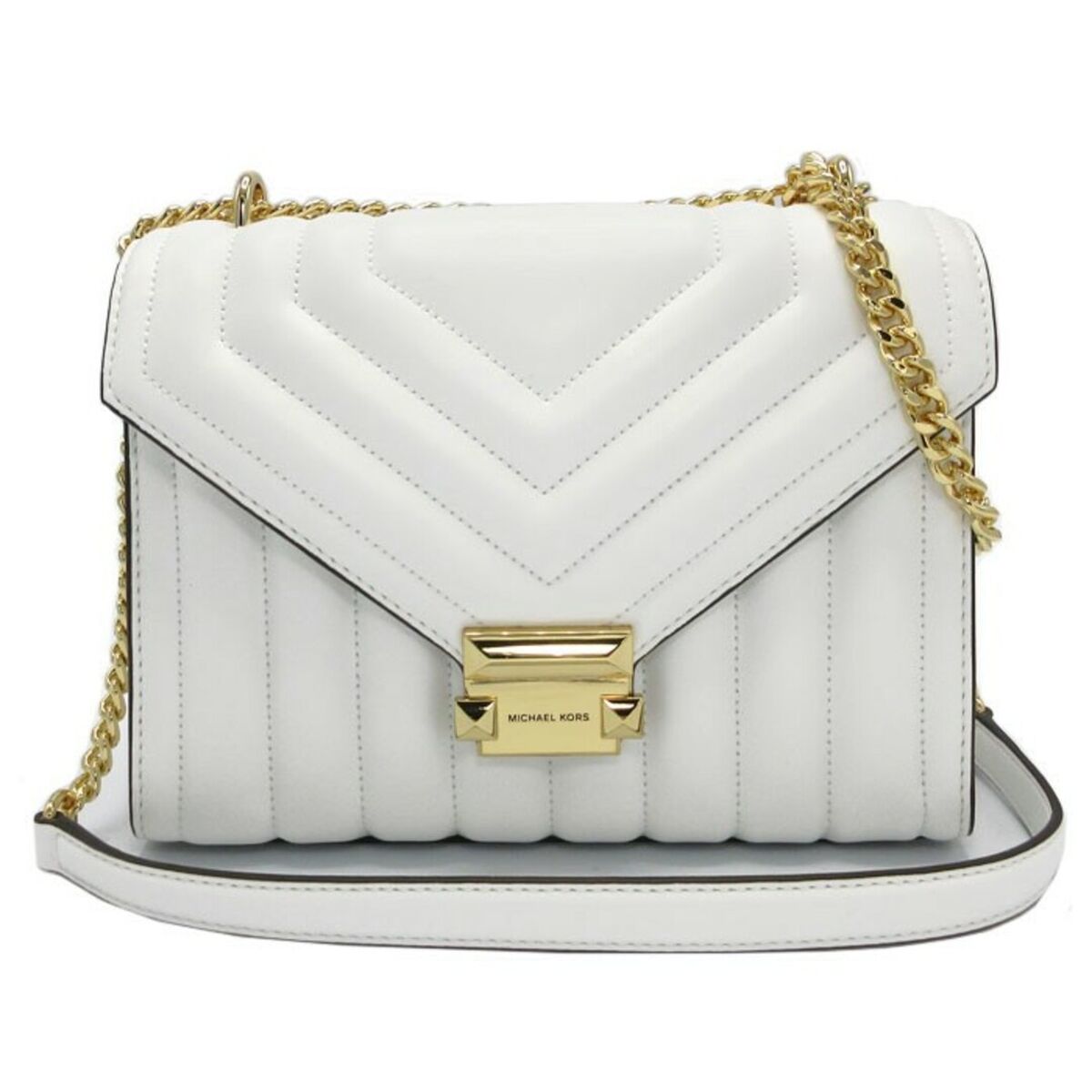 Schoudertas Michael Kors Whitney Wit 24 x 19 x 9 cm