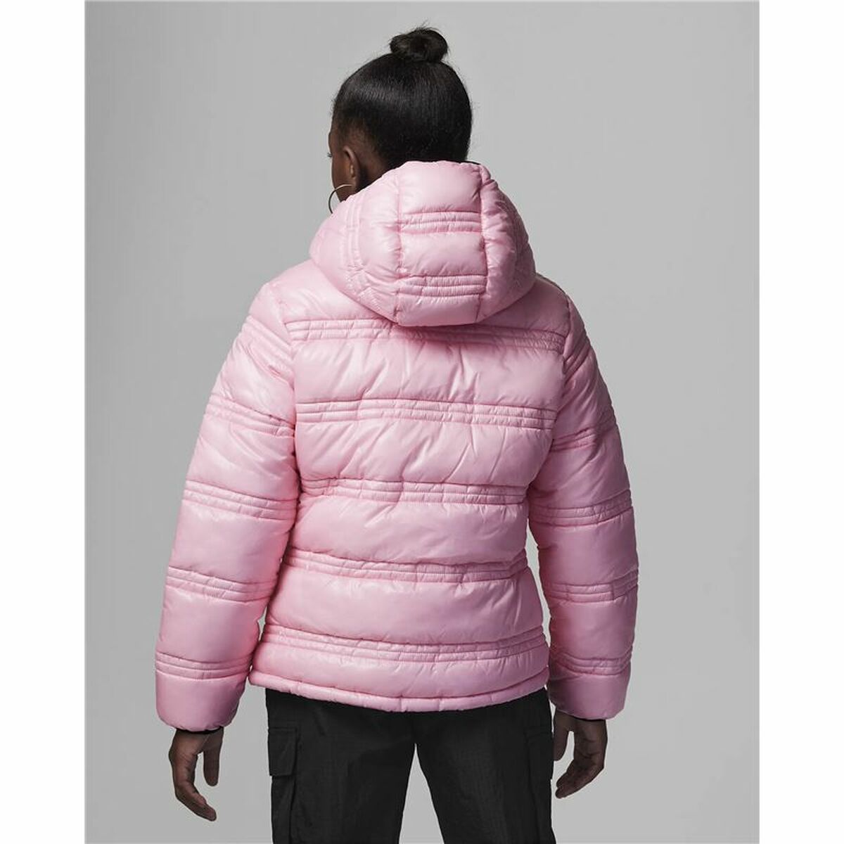 Image secondaire de Veste de Sport pour Enfants Nike Jordan Core Mid Wt Puffer Rose foncé