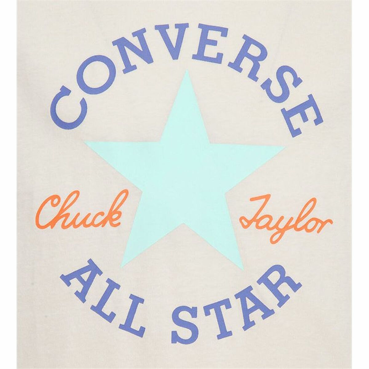 Child’s Short Sleeve T-Shirt Converse Core Sse Salmon