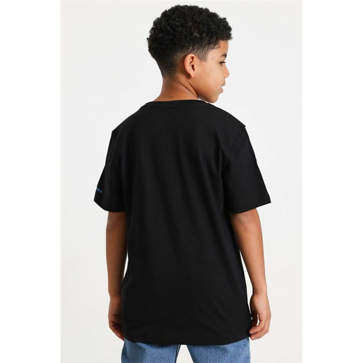Child’s Short Sleeve T-Shirt Converse Sustainable Core Black
