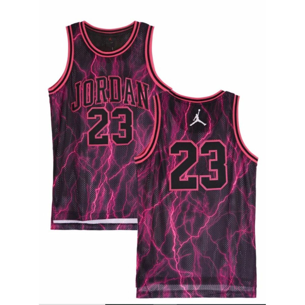 Image secondaire de T shirt à manches courtes Enfant Nike JDN JORDAN 23 AOP JERSEY 95C655 K09 Noir