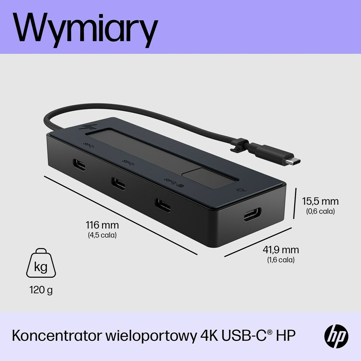 Afbeeldingen van USB Hub HP 6G843AA