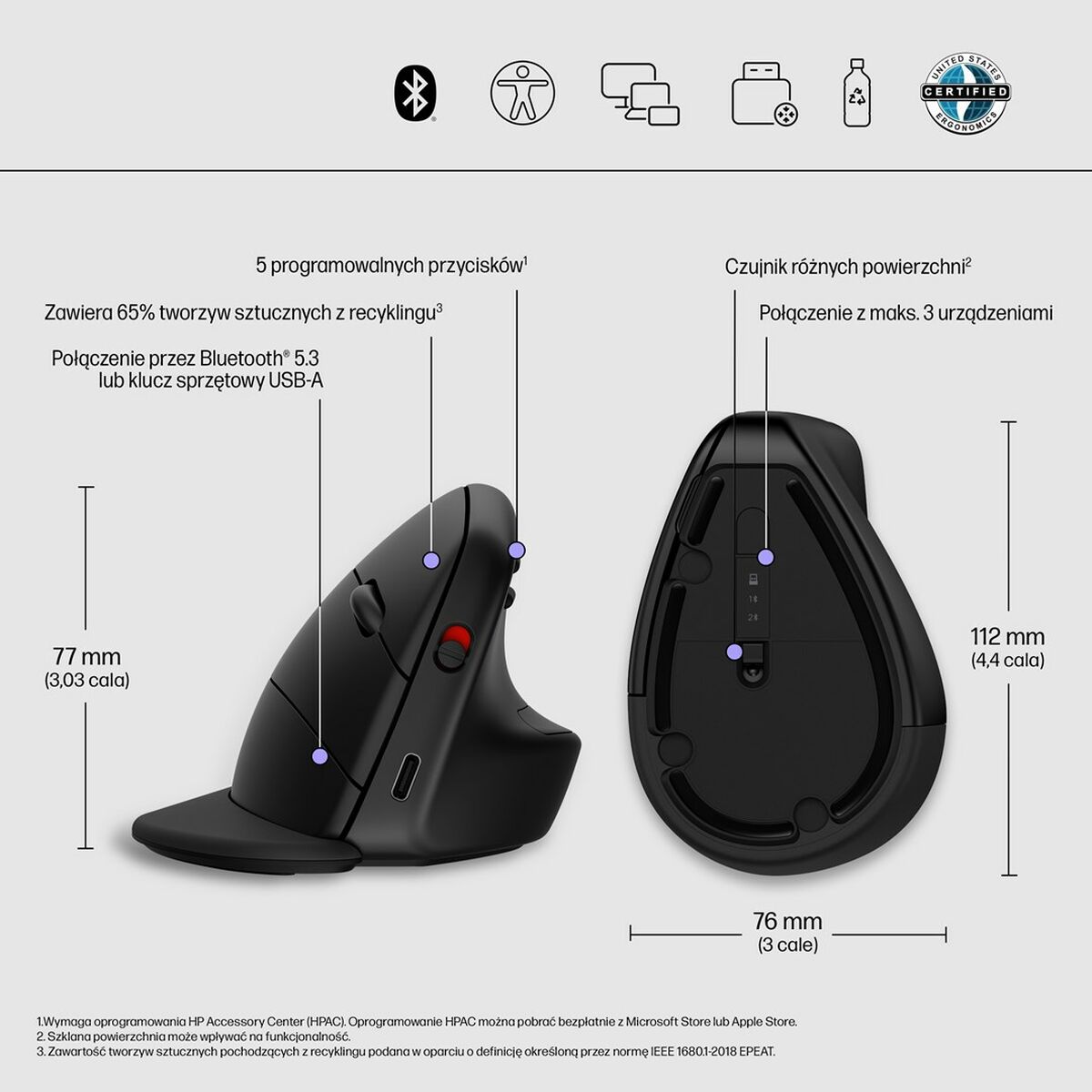 Afbeeldingen van Wireless Mouse HP 920 Black