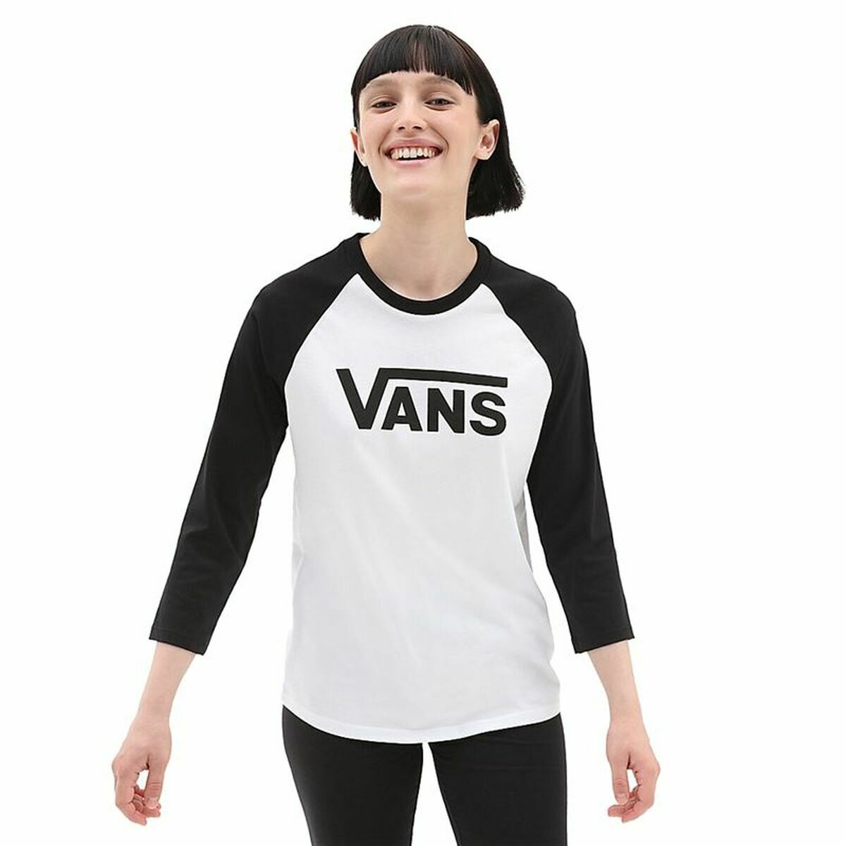 T-shirt à manches courtes femme Vans  Drop V Raglan