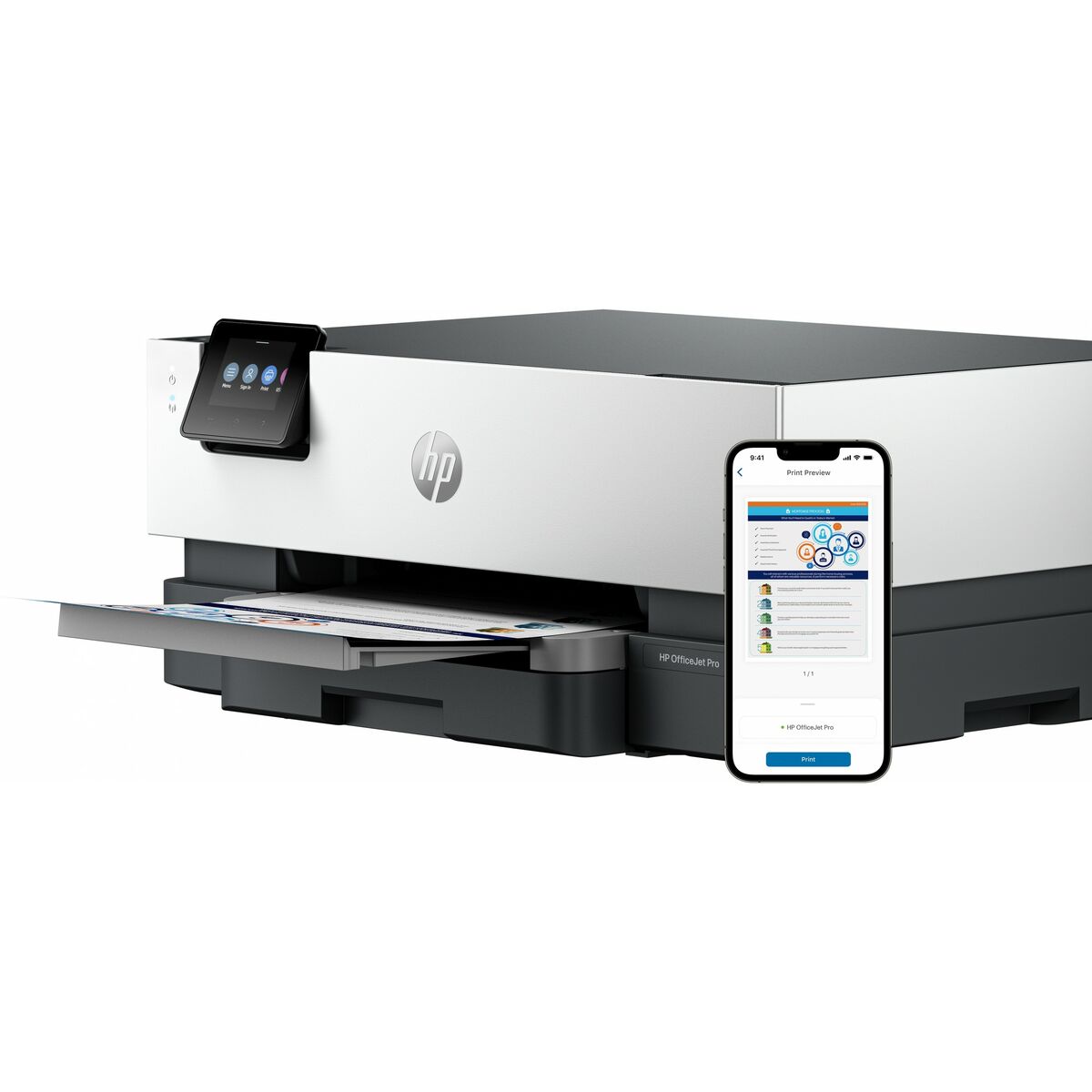 Bild von Printer HP Officejet Pro 9110b (Refurbished A)