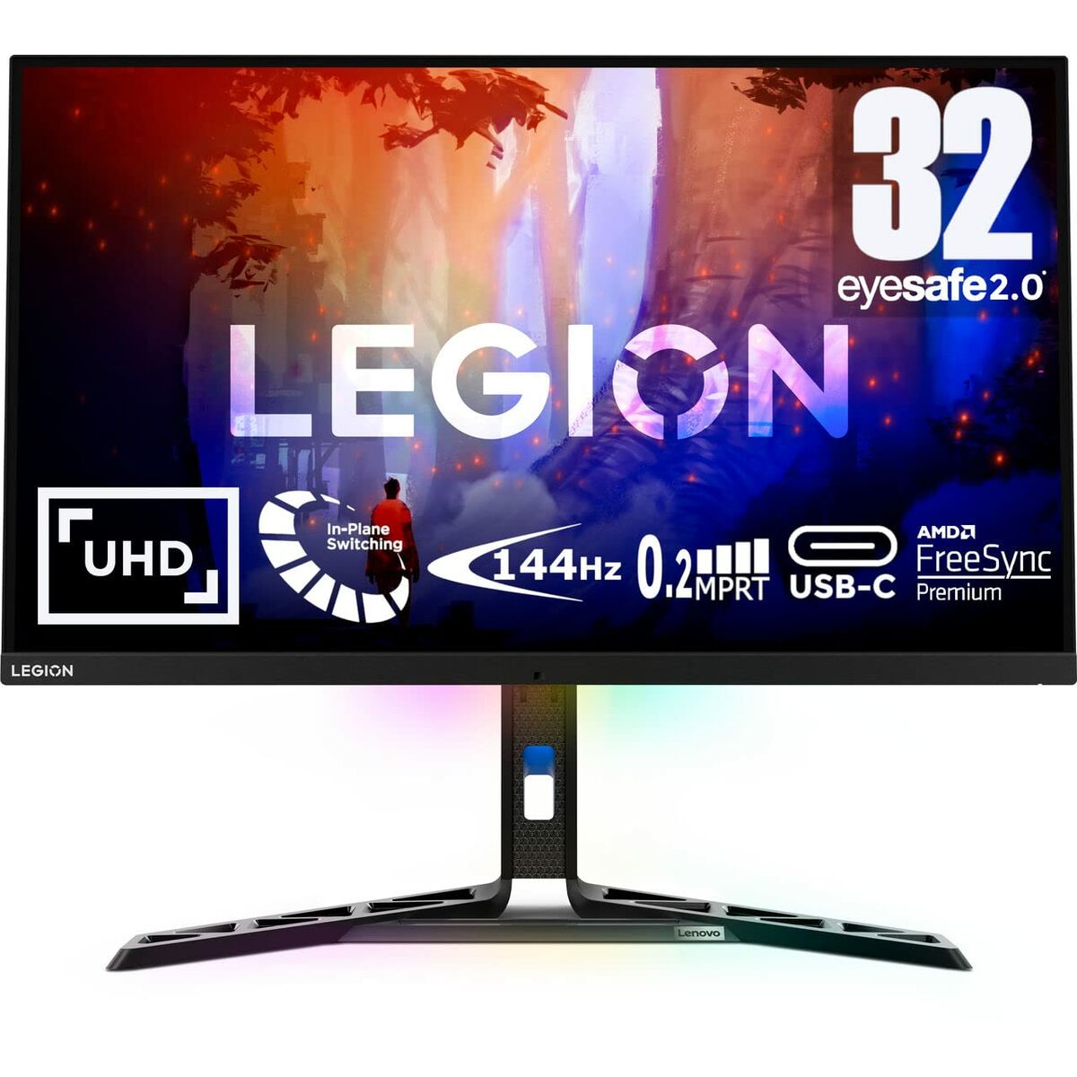 Image de Écran Lenovo 66F9UAC6EU 31,5" 4K Ultra HD