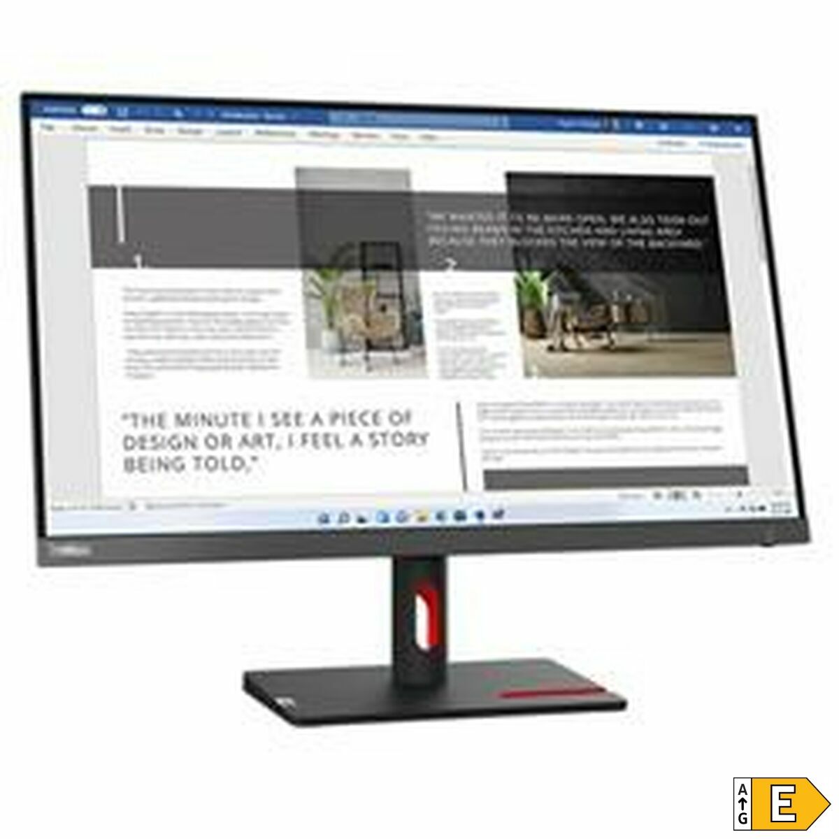 Bild von Monitor Lenovo 63DFKAT4EU 27" Full HD 100 Hz