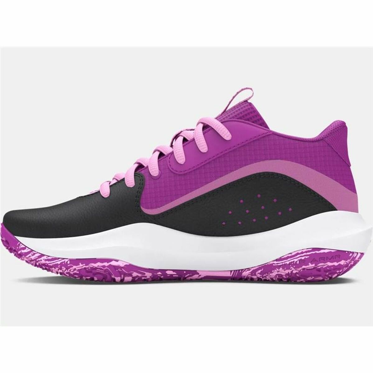 Image secondaire de Chaussures de Basket-Ball pour Adultes Under Armour Gs Lockdown Violet