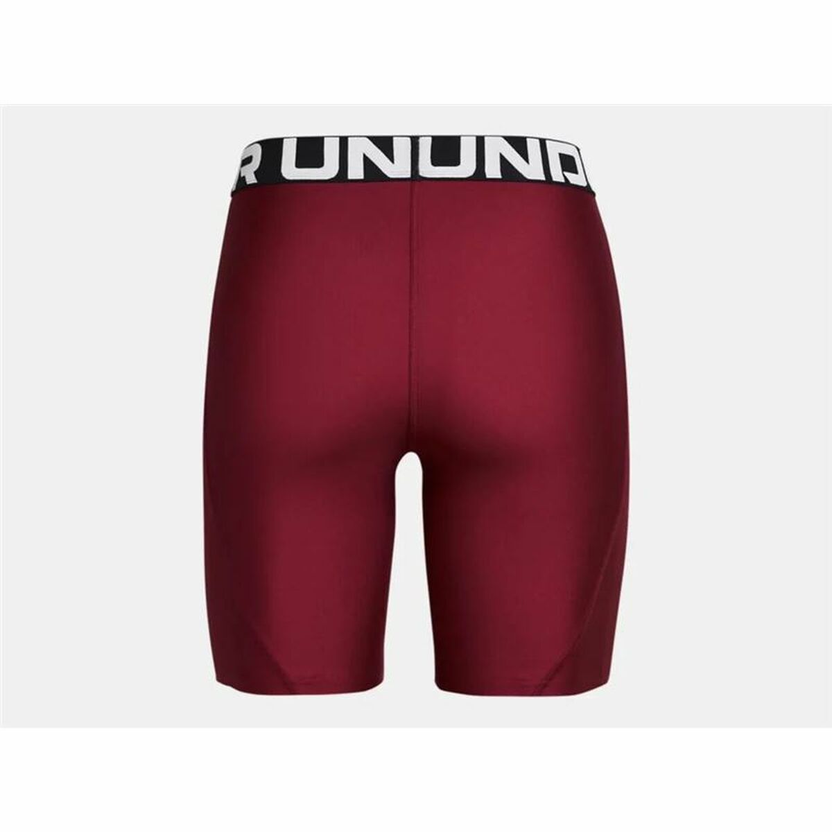Sports Leggings for Men Under Armour Hg 8In Burgundy Crimson Red