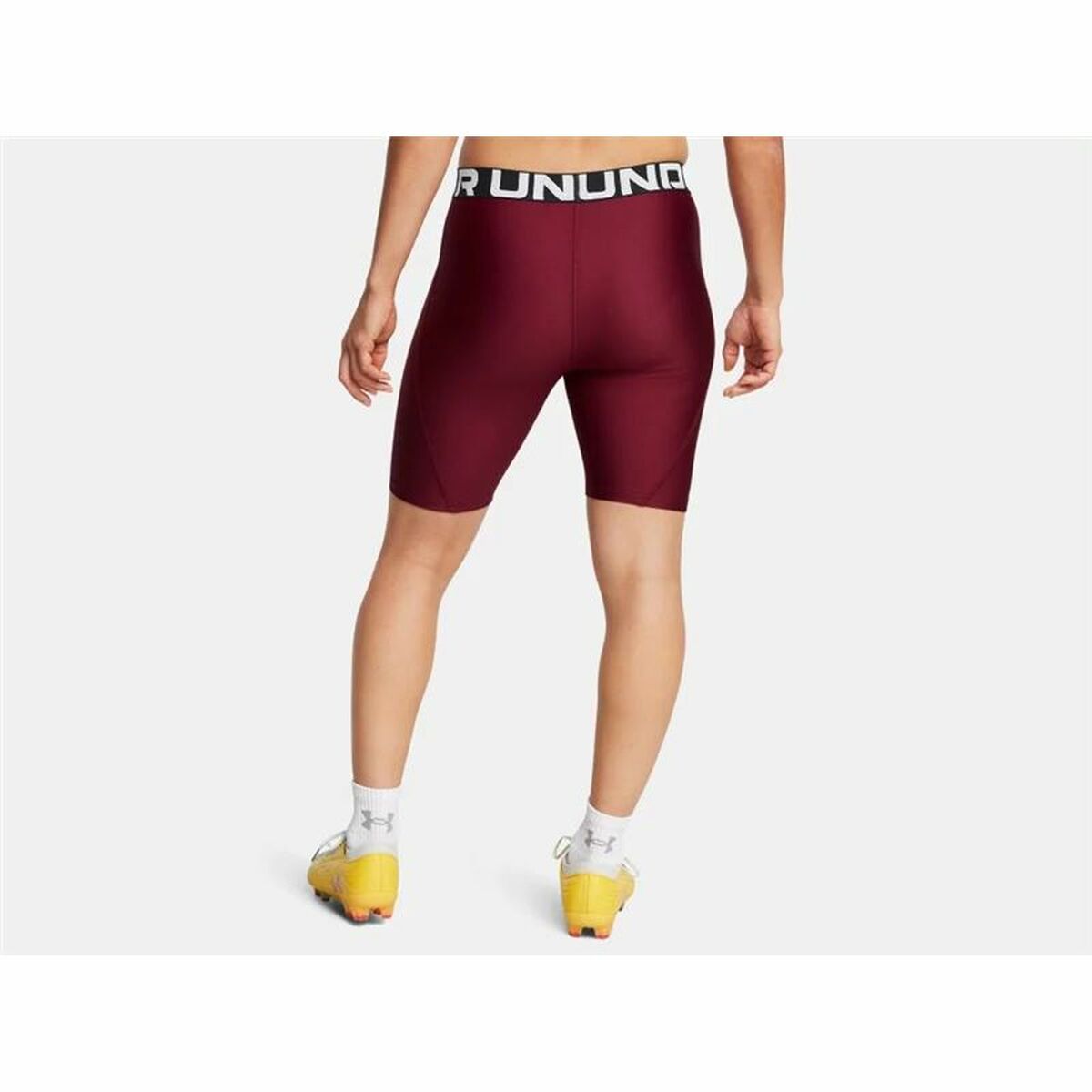 Sports Leggings for Men Under Armour Fitness Maroon Crimson Red
