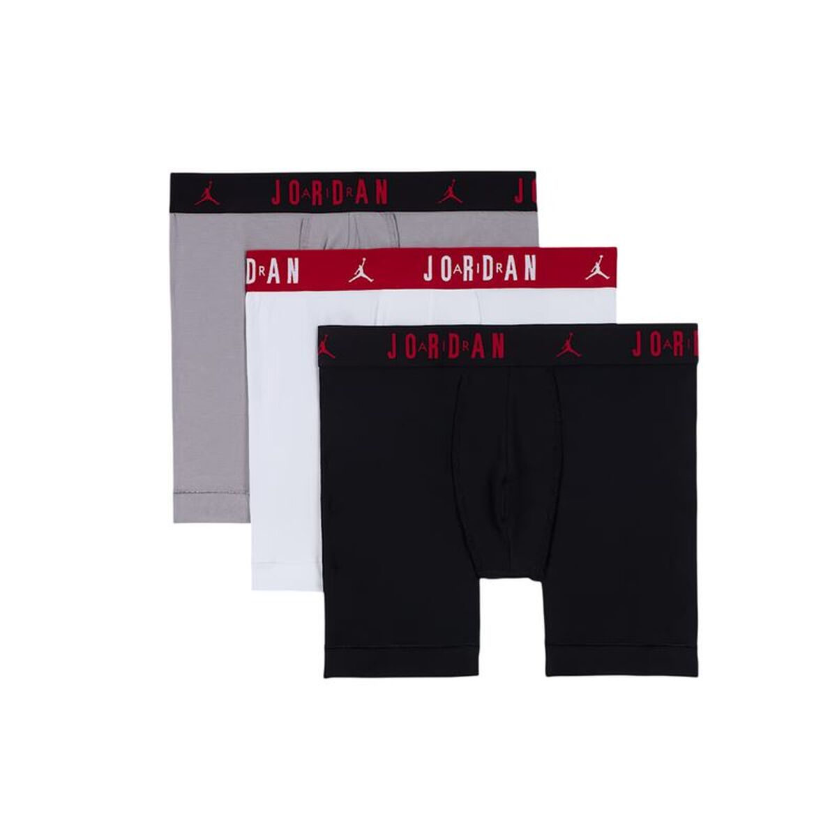 Heren Boxer Shorts Jordan Flight Cotton Core 3Pk Zwart 3 Onderdelen