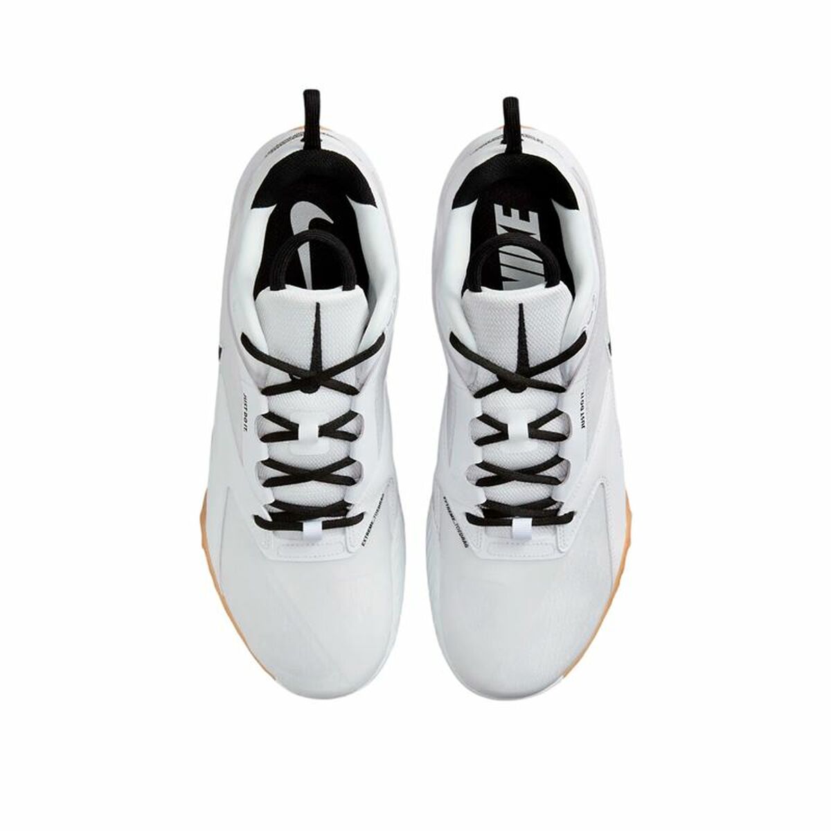 Basketbalschoenen voor Volwassenen Nike Airzoom Hyper Ace 3 Wit Zwart